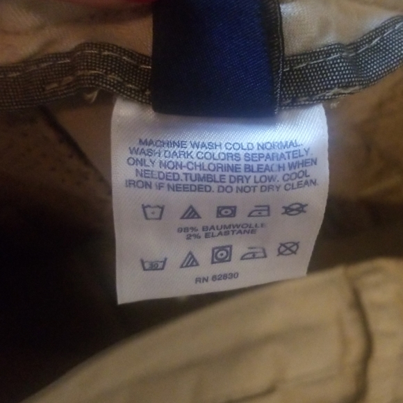 Lands' End Women's Mid Rise Straight Leg Pants - Picture 3 of 3